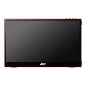 AOC 16G3 számítógép monitor 39, 6 cm (15.6") 1920 x 1080 pixelek Fekete, Vörös (16G3) kép