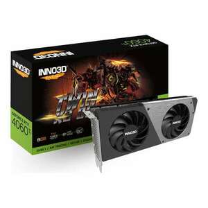 Inno3D GeForce RTX 4060 Ti 16GB TWIN X2 OC videokártya (N406T2-16D6X-178055N) (N406T2-16D6X-178055N) kép