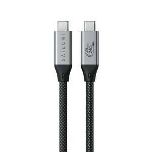 Satechi USB4 Pro Braided Cable 1.2m (PD240W, 40Gbps data, 8K/60Hz or 4K/120Hz) - Black kép