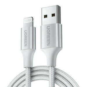 Kábel Lightning USB UGREEN 2.4A US199, 2m, ezüst (60163) kép