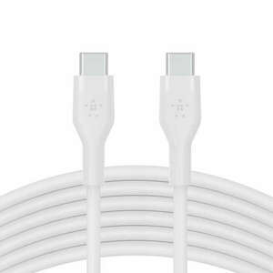 Belkin BOOST CHARGE Flex Silicone cable USB-C to USB-C 2.0 - 3M - White kép