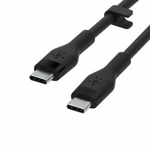 Belkin BOOST CHARGE Flex Silicone cable USB-C to USB-C 2.0 - 3M - Black kép