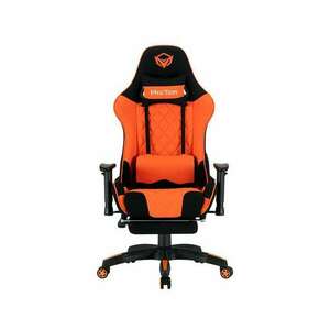 Meetion CHR25 2D Armrest Massage E-Sport Gaming Chair with Footrest Black/Orange MT-CHR25BO kép