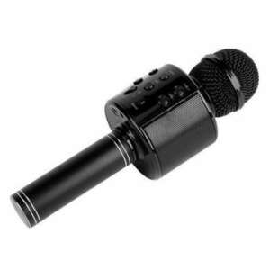 OEM karaoke mikrofon, Bluetooth és vezeték nélküli, beépített hangszóró, fekete kép