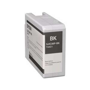 Epson SJIC36P(K) tintapatron ColorWorks C6500/C6000 címkenyomtatóhoz fekete (C13T44C140) kép