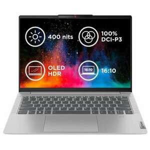 Lenovo IdeaPad Slim 5 14ABR8 Laptop Win 11 Home felhőszürke (82XE002THV) (82XE002THV) kép