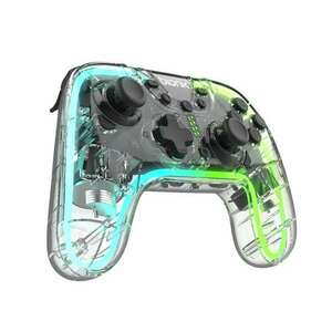 Bionik NeoGlow Wireless Controller - Áttetsző (PC/Android/Nintendo Switch) kép