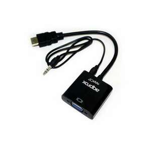 APPROX Átalakító - HDMI to VGA + AUDIO adapter kép