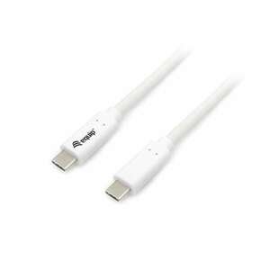 Equip Átalakító Kábel - 128362 (USB-C 3.2 Gen1 to USB-C, apa/apa, PD: 60W, fehér, 2m) kép