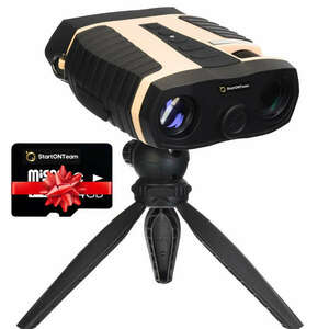 Professzionális éjjellátó StartONTeam™ távcső, digitális vadászat, elektronikus felvétel, 3" TFT képernyő, 1080FHD videokamera, 40MP 8X digitális zoom, infravörös, madármegfigyelés vagy túráz kép