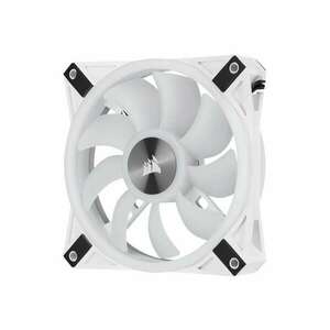 CORSAIR iCUE QL120 RGB 120mm fehér gamer ventilátor (3db) kép