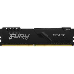 32GB 3200MHz DDR4 RAM Kingston Fury Beast Black CL16 (KF432C16BB/32) kép