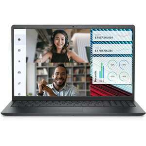 Dell Vostro 3520 Notebook 15, 6" Intel Core i7, 512GB, 8GB, Windows 11 Pro, Fekete kép