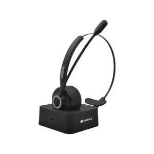 Sandberg 126-06 Office Headset Pro Vezeték nélküli 2.0 Fejhallgató Fekete kép