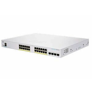 Cisco CBS350-24P-4G-EU hálózati kapcsoló Vezérelt L2/L3 Gigabit Ethernet (10/100/1000) Ezüst kép