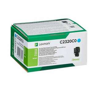 Lexmark C2320C0 festékkazetta 1 dB Eredeti Cián kép