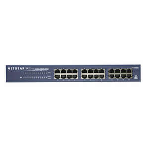 NETGEAR JGS524 Beállítást nem igénylő (unmanaged) Gigabit Ethernet (10/100/1000) Kék kép