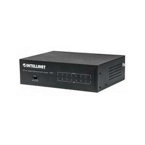 Intellinet 561204 Switch Vezérelt Gigabit Ethernet (10/100/1000) PoE Fekete kép