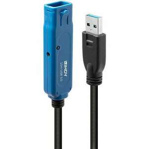 Lindy 43157 USB kábel 10 M USB 3.2 Gen 1 (3.1 Gen 1) USB A Fekete (43157) kép