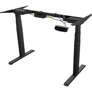 Icy Box IB-EW206B-T Elektromosan állítható magasságú asztalkeret - Fekete kép