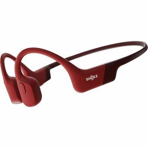 Shokz OpenRun csontvezetéses Bluetooth piros Open-Ear sport fejhallgató kép