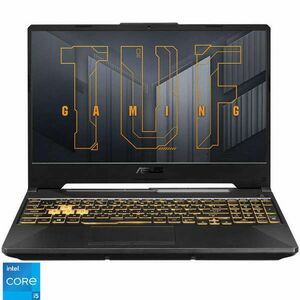 ASUS TUF F15 FX506HE Gaming Laptop Intel® Core™ i5-11400H processzorral akár 4, 5 GHz-ig, 15, 6 hüvelykes Full HD, IPS, 144 Hz, 16 GB, 512 GB SSD, NVIDIA® GeForce RTX™ 3050 Grafika, E 4 GB kép