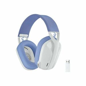 Logitech G435 LIGHTSPEED Vezeték nélküli gaming fejhallgató, Fehér/Kék kép
