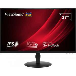 ViewSonic VG2708A 27", IPS LED, Full HD, VGA/DP/HDMI Fekete monitor kép