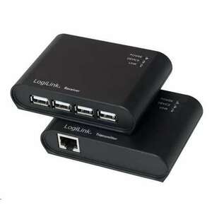 LogiLink UA0230 4 Portos USB 2.0 HUB fekete kép