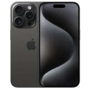 Apple MTV73ZD/A iPhone 15 Pro 15, 5 cm (6.1") Dual SIM iOS 17 5G USB C-típus 512 GB Titán, Fekete kép