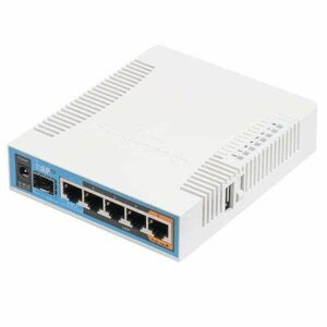MikroTik hAP ac RB962UiGS-5HacT2HnT L4 128MB 5x GbE LAN 1x GbE SFP Dual-band Vezeték nélküli Router kép