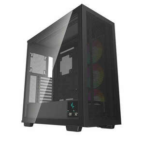 DeepCool Számítógépház - MORPHEUS (fekete, moduláris, 1x420mm ventilátor, Mini-ITX /M-ATX /ATX /E-ATX, 4xUSB3.0, 1xUSB-C) kép