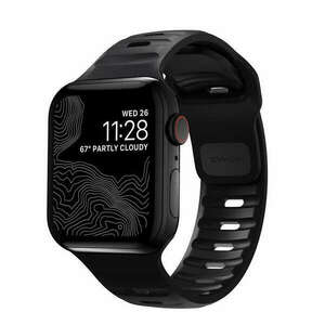 Nomad Sport Strap M/L, black - Apple Watch Ultra (49mm) 8/7 (45mm)/6/SE/5/4 (44mm)/3/2/1 (42mm) kép