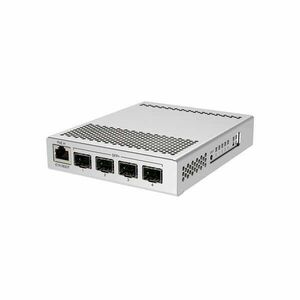 MIKROTIK Cloud Router Switch 1x1000Mbps + 4x10Gbit SFP+, Menedzselhető, Asztali - CRS305-1G-4S+IN kép
