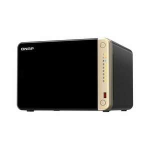 QNAP TS-664-8G Intel® Celeron® N5095 4x2, 9GHz 8GB RAM NAS 6 fiókos kép