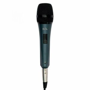 SAL M 8 kézi mikrofon, dinamikus mikrofon, kardioid iránykarakterisztika, fém XLR csatlakozódugó és kábel kép