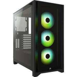 CORSAIR iCUE 4000X RGB számítógépház Fekete kép