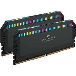 Corsair 32GB / 6000 Dominator Platinum RGB Black (Intel XMP) DDR5 RAM KIT (2x16GB) kép