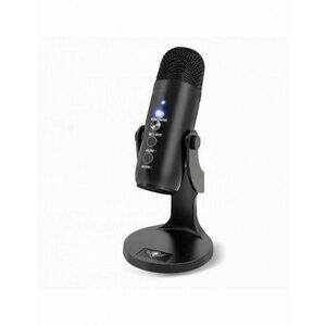 Spirit of Gamer Mikrofon - EKO 700 (USB, Cardioid, Beépített Jack csatlakozó, zajszűrés, fekete) kép
