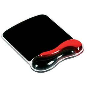 KENSINGTON Egérpad csuklótámasszal (Duo Gel Mouse Pad with Integrated Wrist Support - Red/Black) kép