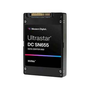 Western Digital Ultrastar DC SN655 U.3 3, 84 TB PCI Express 4.0 TLC 3D NAND NVMe Belső SSD kép