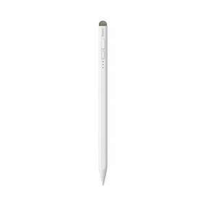BASEUS SMOOTH WRITING 2 érintőképernyő ceruza - FEHÉR - aktív és passzív érintőfelület, kapacitív, mágneses, vezeték nélüli töltés, póthegy, Apple Pencil kompatibilis, Type-C - SXBC060302 - GYÁRI kép
