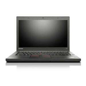 Lenovo ThinkPad T450 Ultrabook Fekete (14" / Intel i5-5300U / 8GB / 128GB SSD) - Használt (LENOVOT450_I5-5300U_8_128SSD_CAM_HDP_HU_INT_A) kép