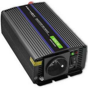 Qoltec Monolith 51924 Autós inverter (12V / 600W) (51924) kép