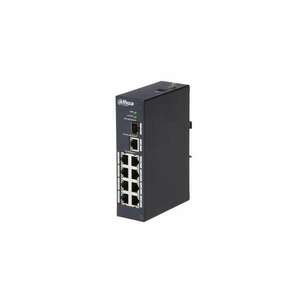 Dahua switch, PFS3110-8T (8x 100Mbps + 1x 1Gbps + 1x SFP, L2; ipari kivitel; 12VDC) kép