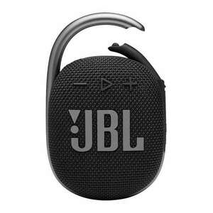 JBL CLIP4 bluetooth hordozható hangszóró (v5.1, 1050mAh belső akku, 5W, IPX67 vízálló) FEKETE kép