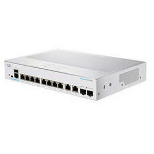 Cisco CBS350-8T-E-2G-EU hálózati kapcsoló Vezérelt L2/L3 Gigabit Ethernet (10/100/1000) kép