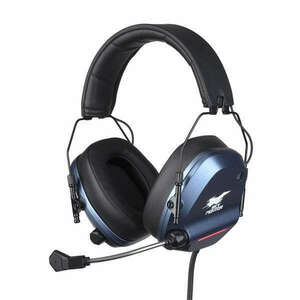 KONIX - DRAKKAR PC Skyfighter One 2.0 Fejhallgató Vezetékes Gaming Stereo Mikrofon, Kék-Fekete kép