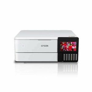 EPSON Tintasugaras nyomtató - EcoTank L8160 (A4, MFP, színes, 5760x1440 DPI, 16 lap/perc, duplex, USB/LAN/Wifi/Wifi Direct) kép