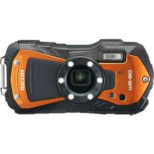 Ricoh WG-80 Vízálló digitális fényképezőgép - Fekete/Narancssárga kép